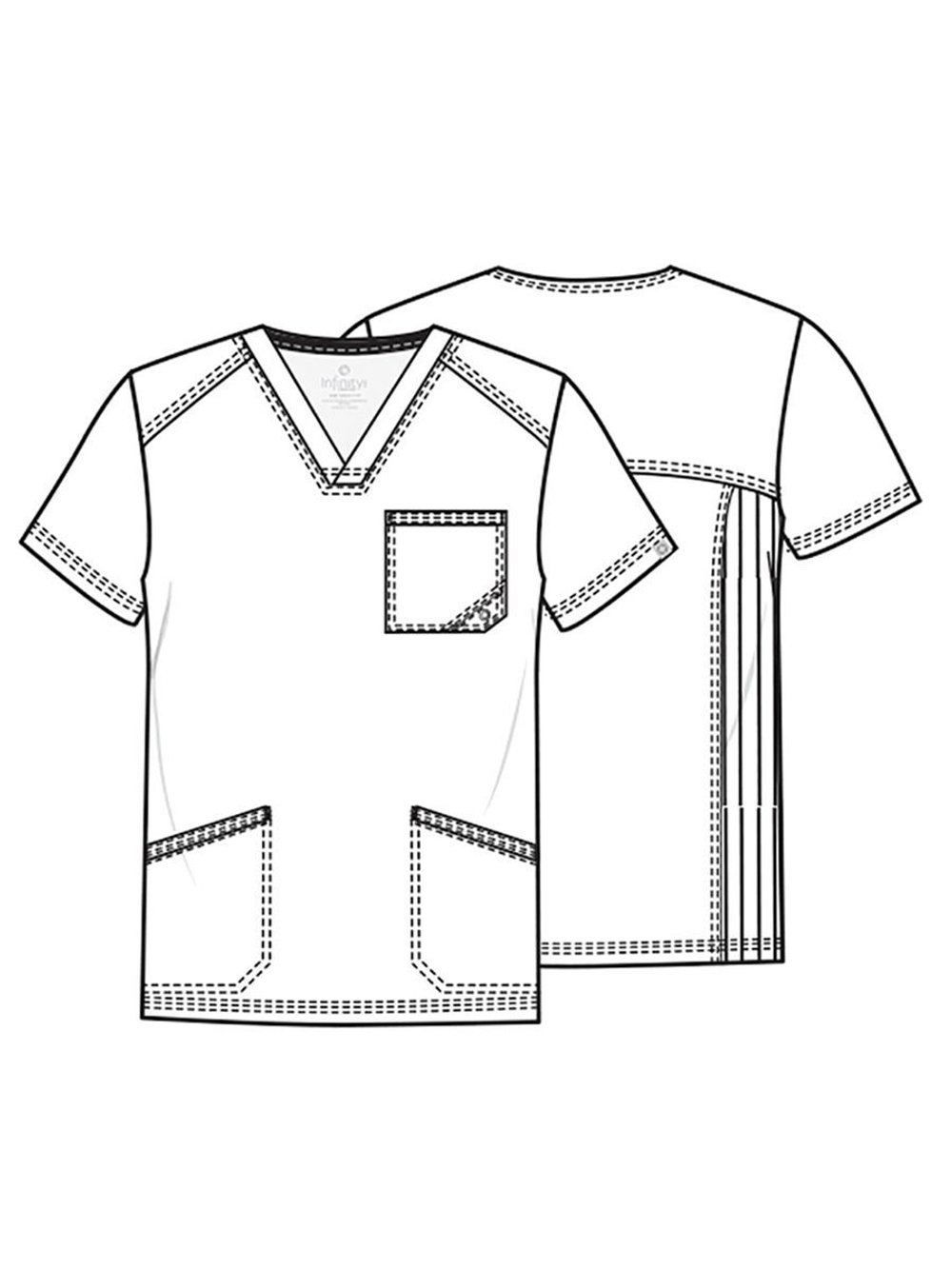 Топ медицинский мужской Cherokee Infinity CK900A, серый, S