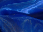 Ткань Органза васильково синяя арт. 324878
