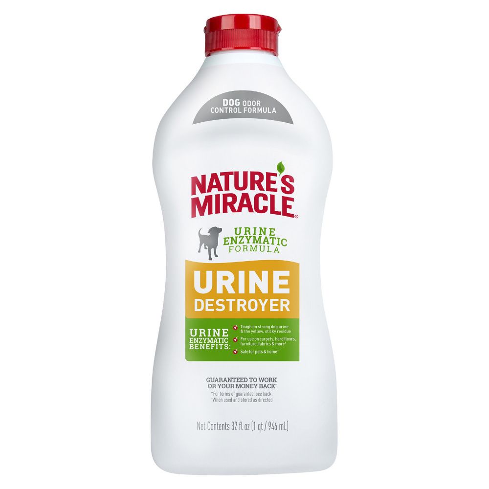 Nature&#39;s Miracle Urine Destroyer уничтожитель пятен, запахов и осадка от мочи собак (945 мл)