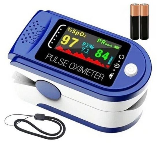 Портативный пульсоксиметр на палец Fingertip Pulse Oximeter LK88