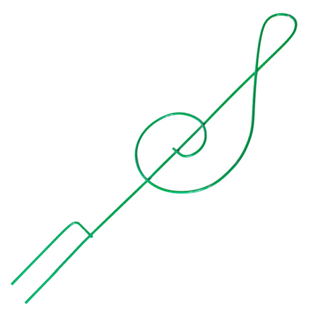 Шпалера Скрипичный ключ проволочная 47х11х0,3см