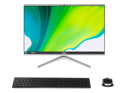 22" Моноблок Acer C22-1650 D20W4 (1920x1080, Intel Core i3-1115G4, RAM 8ГБ, SSD 256GB, Intel UHD Graphics, OS Windows)