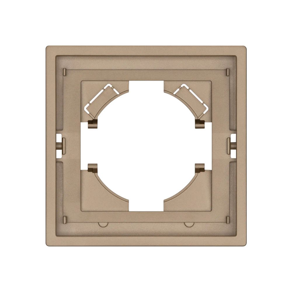 Рамка пластиковая FRM-TENDO-PL-1-GD (Arlight, Песочный) 053838