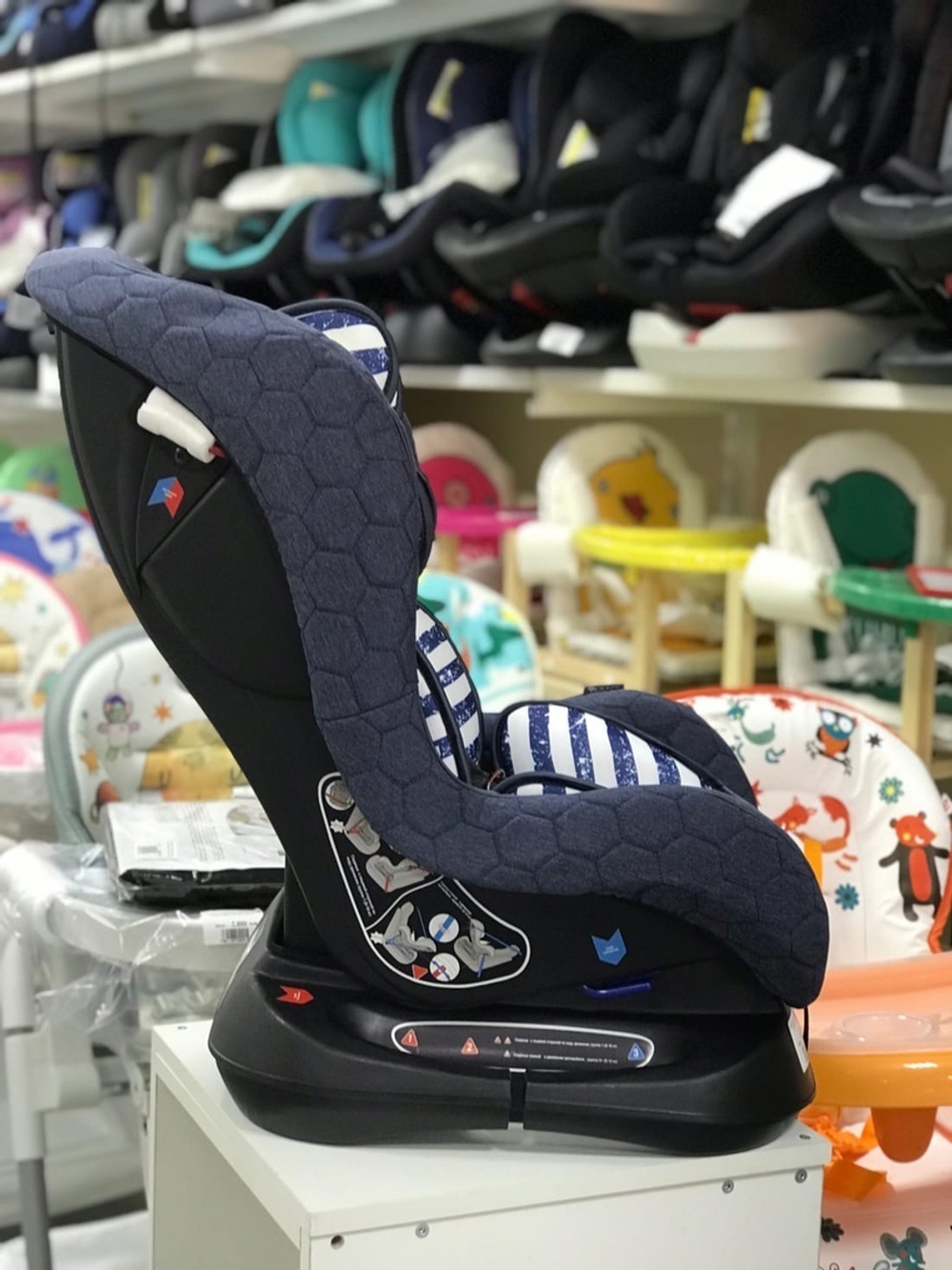 Автокресло Rant LB-N303 "Star" Story line (blue) группа 0-1  (0-18 кг)