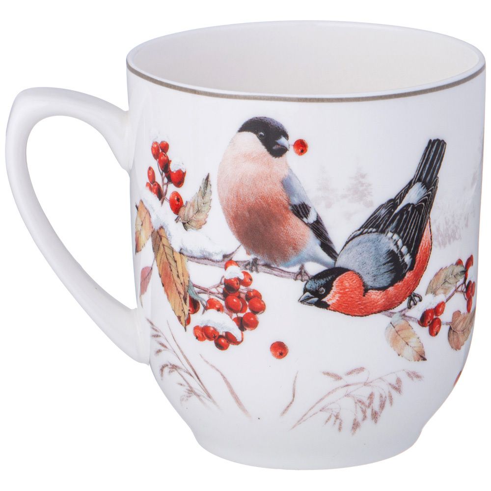 КРУЖКА LEFARD "ЛЕСНАЯ СКАЗКА" СНЕГИРИ 380 МЛ (КОР=36ШТ.)