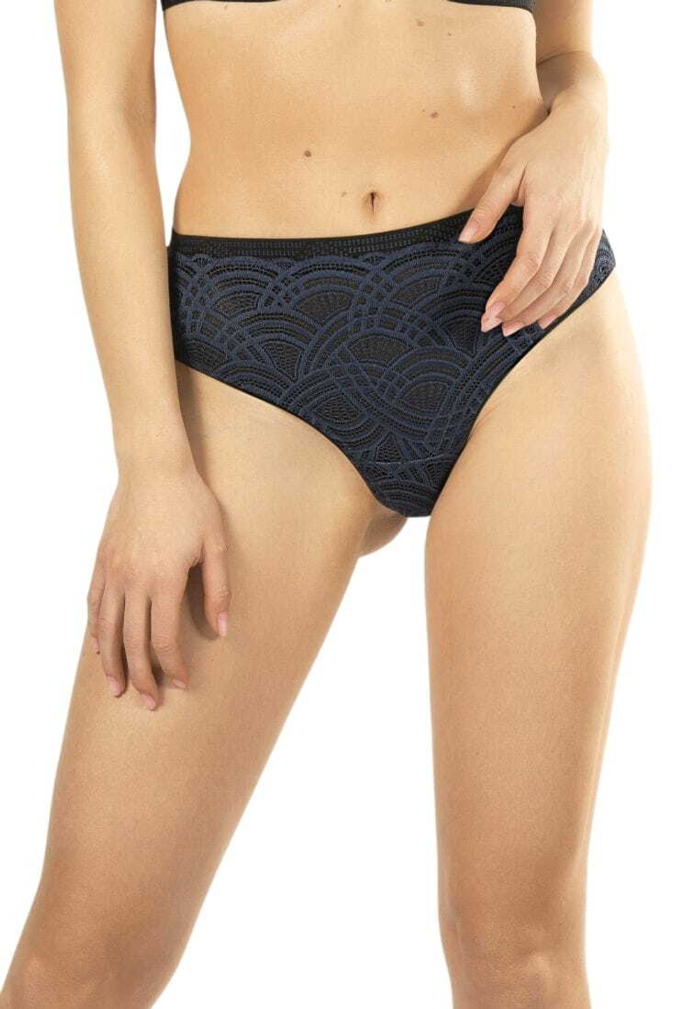 Трусики-стринги Debora (Размер: S) (Цвет: темно-синий)