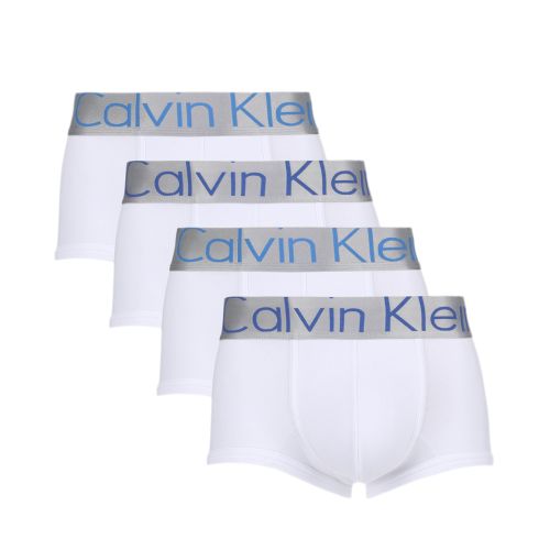 Мужские трусы боксеры (белые) набор 4 в1 Calvin Klein CK52195