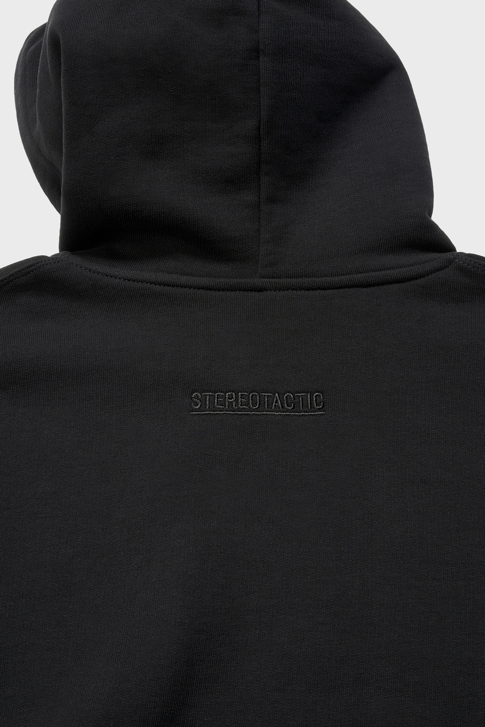Black Logo Zip-Hoodie
