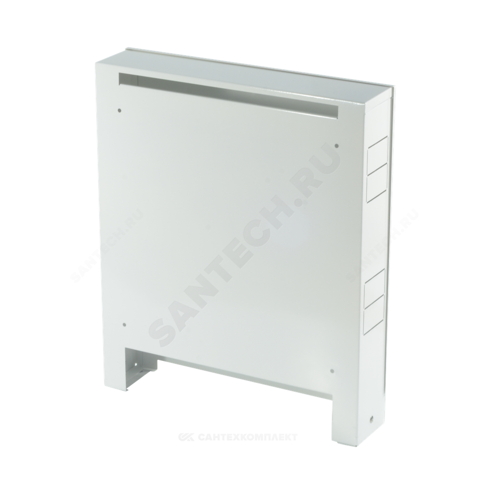 Шкаф коллекторный наружный сталь ШРН-2 550х118х652-715мм RAL 9016 (Белый) Wester 0-32-1020