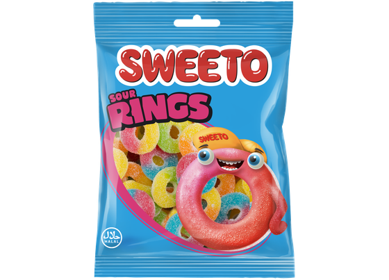 Мармелад SWEETO Кислый Колечки 140г*10шт