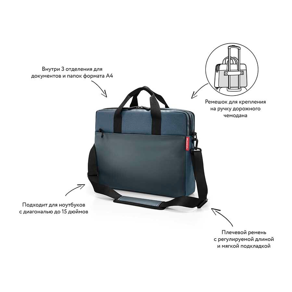 Сумка для ноутбука workbag canvas blue