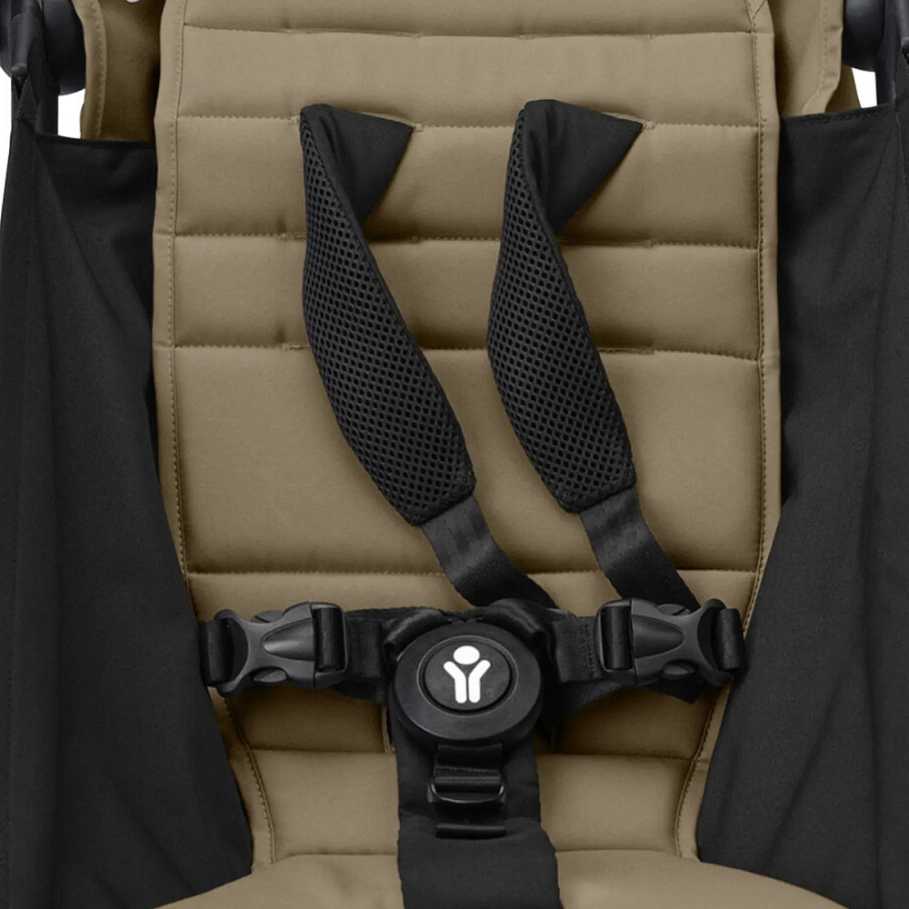 Коляска Stokke YOYO3 Newborn Shell рама белая White 2 в 1 Toffee