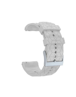 Ремешок Ranger 24 мм для Suuntu 9 Baro, Suuntu 7, Suuntu Spartan Sport силиконовый быстросъемный Белый