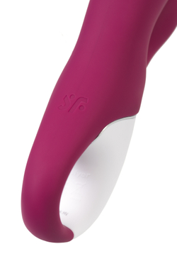 Вибратор Satisfyer Hot Bunny с клиторальным стимулятором, красный