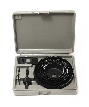 Набор кольцевых пил (коронок) БИБЕР 64-127мм в кейсе (набор 8шт)