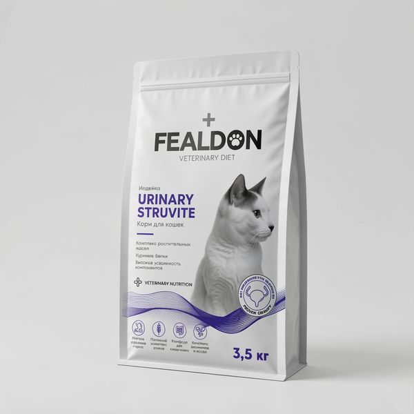 Сухой корм для кошек Fealdon URINARY STRUVITE
