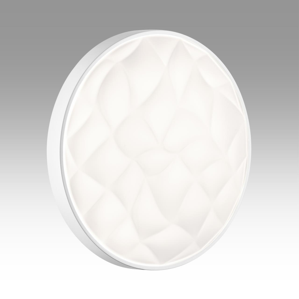 7672/EL PALE SN 000 Светильник пластик/белый LED 70Вт 3000-6000К D485 IP43 пульт ДУ GITUM