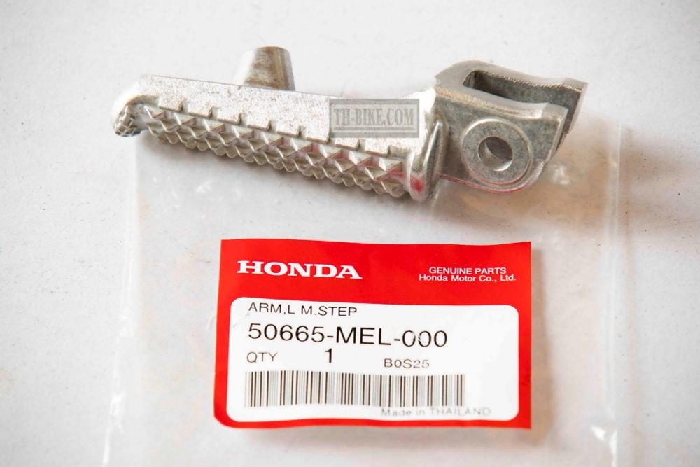 50665-MEL-000. ARM, L. MAIN STEP. Footrest, Footpeg Honda