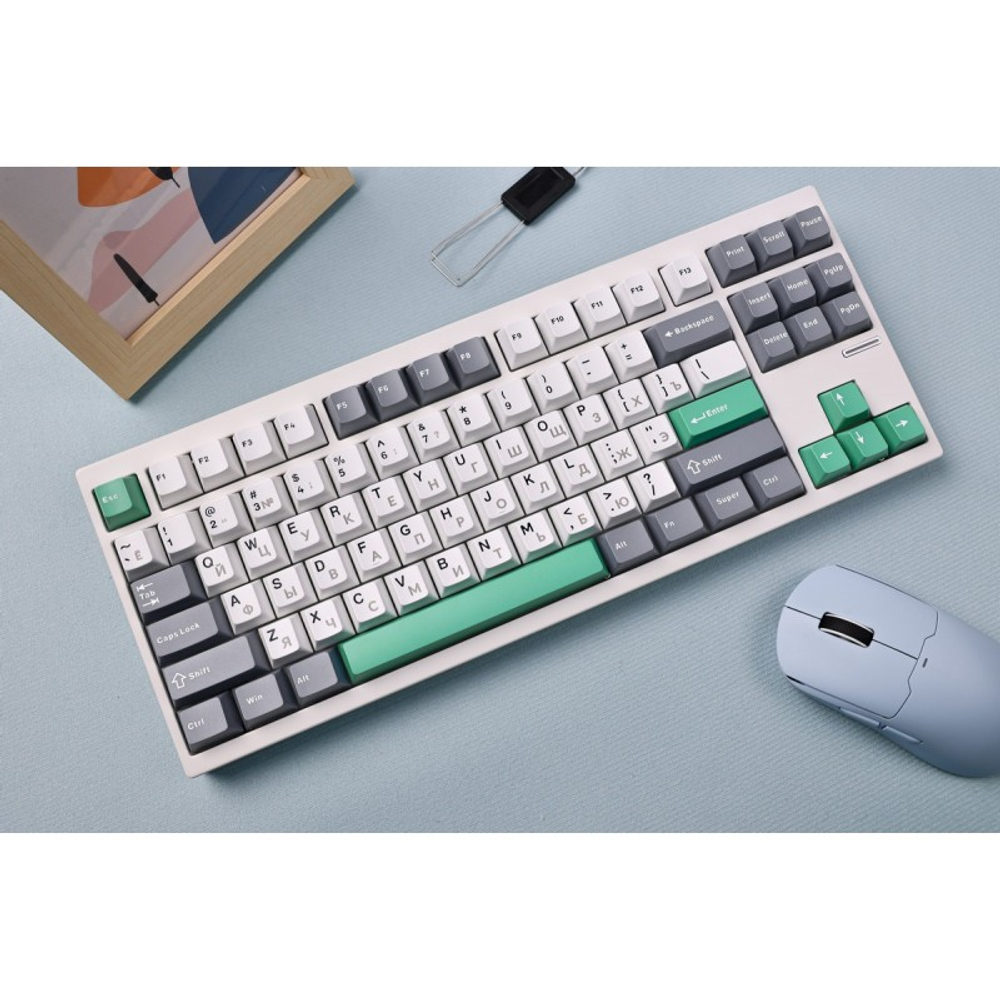 Беспроводная механическая клавиатура MCHOSE GX87 Lite, белый (GX87-WNS-ML)