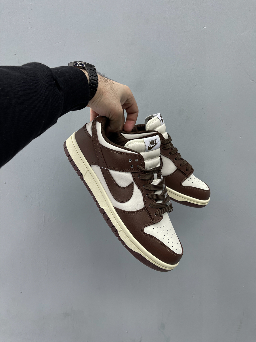 Кроссовки Nike Dunk Low #A5532 (бел.-кор.)