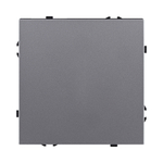 Выключатель кнопочный 1-клавишный 10А/250В, серый Kollinger Eclipse EC-006GY