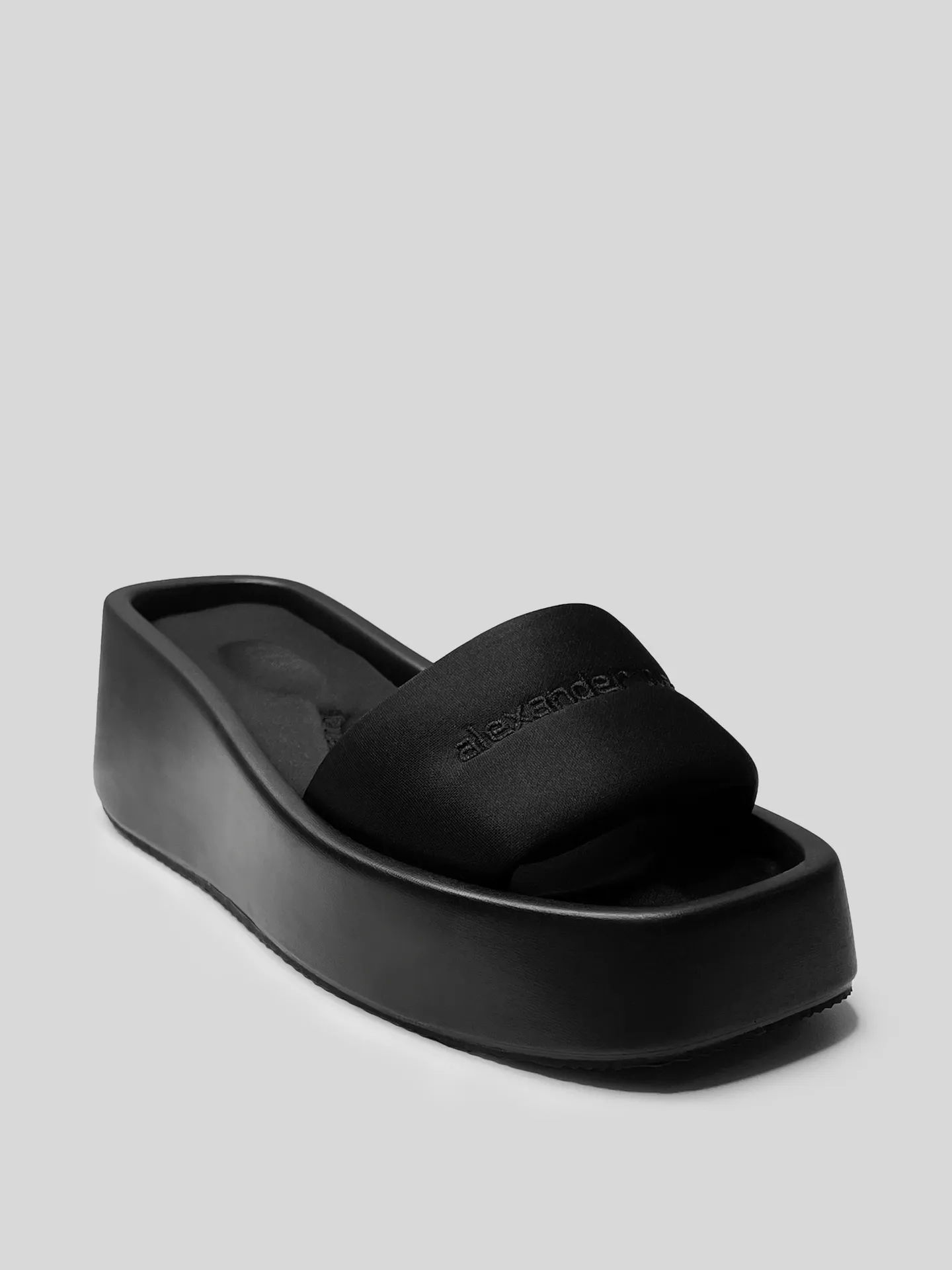 Сабо Alexander Wang черные на высокой платформе купить недорого ...