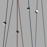 DK5642-BK Поворотный светильник для трека-ремня Belty Smart, серия Spot, со светодиодом, D100*H107мм, 48V DC, 12W, RA90, 120°, 3000-5700K, IP20, черный, алюминий