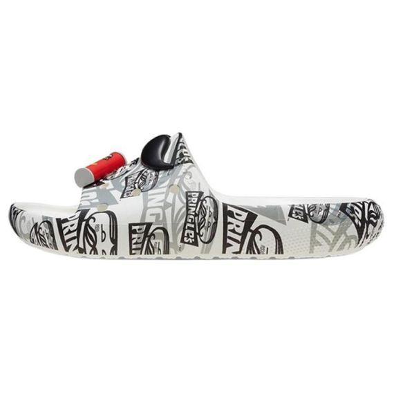 Crocs Слипоны Серый Белый Унисекс