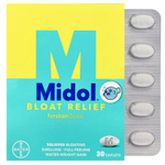Midol, средство для снятия вздутия живота, 30 капсул
