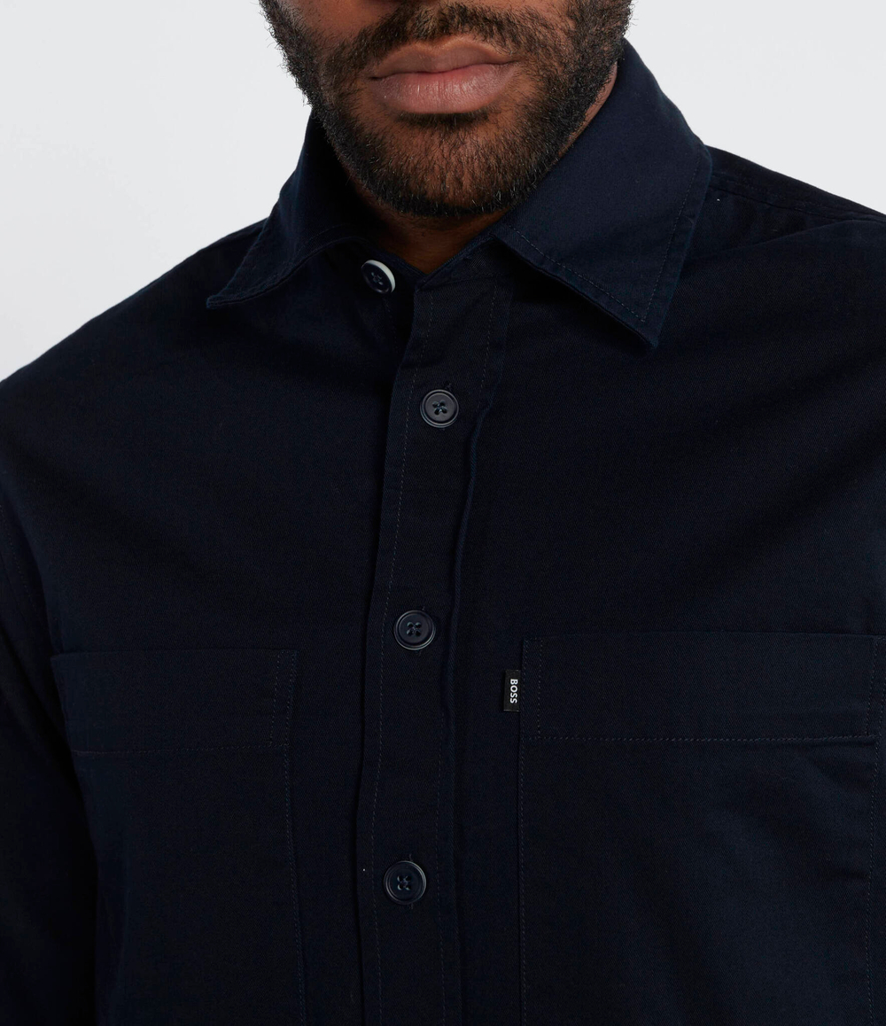 Рубашка OWEN BOSS BLACK - темно-синий(50509194)