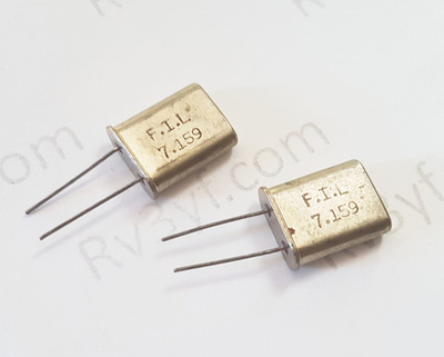 Кварц 7,159 МГц.  Б2 (РК379М, HC49U, МА, КА)
