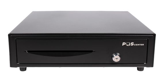 Денежный ящик POScenter 16E 410x420x100 распайка для &quot;Epson/АТОЛ, без датчика открытой крышки&quot;, черный
