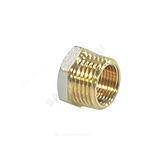 Футорка латунь никель Ду 15х10 (1/2"х3/8") НР/ВР 9024 ГОСТ 32585-2013 Aquasfera 9024-01