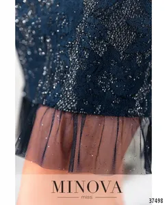 Платье 1155Н-синий Minova