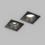 DK2131-BK Встраиваемый влагозащищённый светильник COVE, IP44, до 15 Вт LED, GU10, алюминий, чёрный