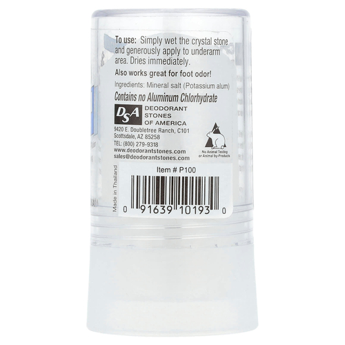 Thai Deodorant Stone, Pure & Natural, Crystal Deodorant Stone™, дезодорант без отдушки, 120 г (4,25 унции)