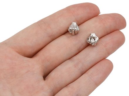 Подвеска-бусина "Рука-кулак", 8,5мм