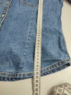 Рубашка H&M джинсовая 46 размер