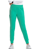 Брюки медицинские женские Cherokee CK080A с эластичным поясом, зеленый, 44