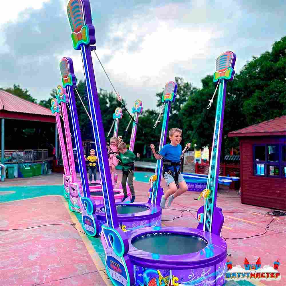 Банджи-батут «Rock’n’Jump», 1-местный, 2×2×4 м