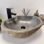 Раковина из речного камня RS-63880 (55*43*16) 0123