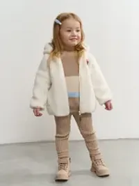 Куртка меховая "Молоко" 0+