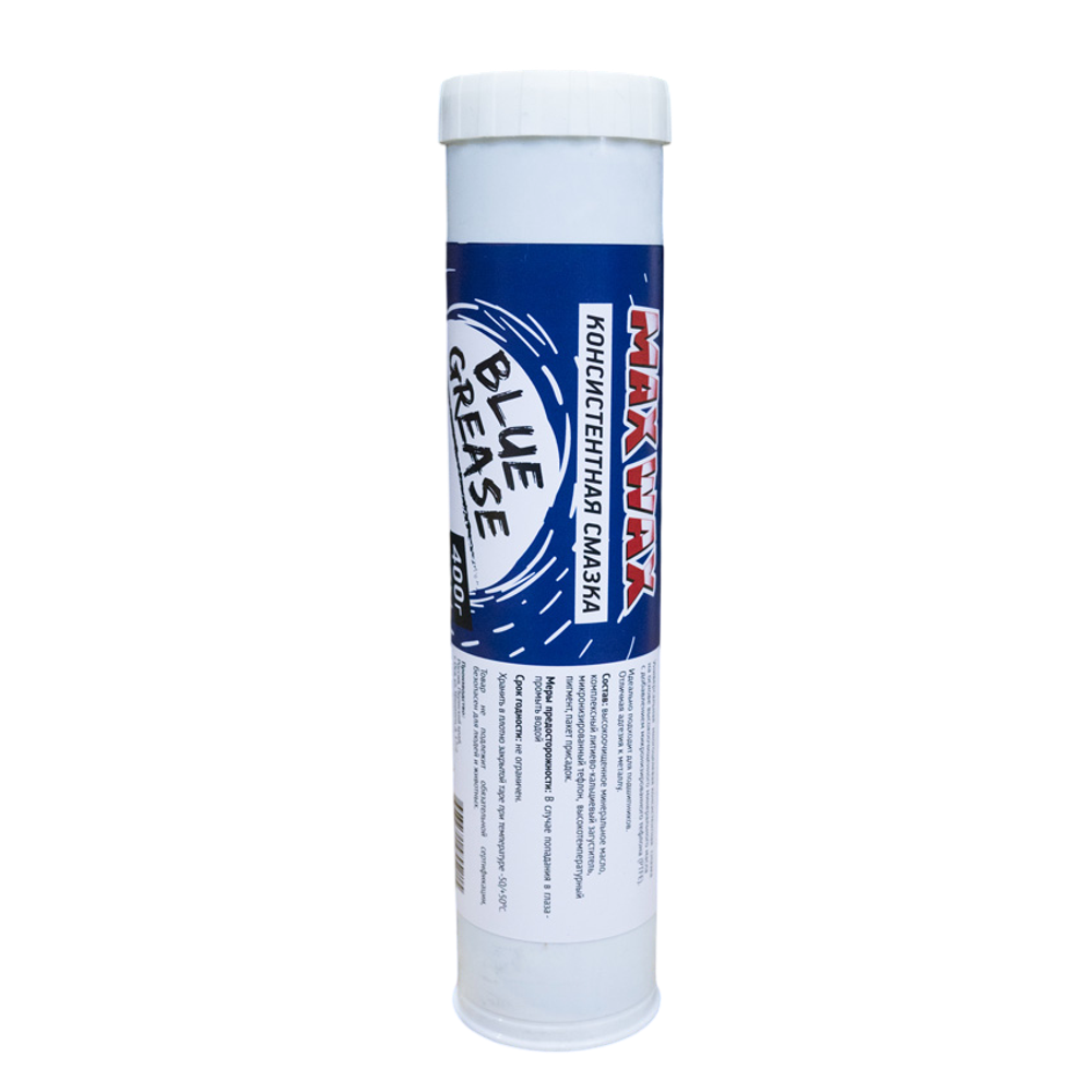Консистентная смазка с тефлоном MAX WAX Blue Grease 400 г