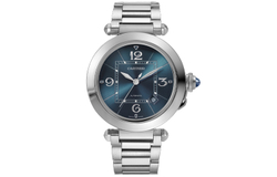 CARTIER PASHA DE PASHA DE CARTIER Automatic Mechanical Movement Waterproof Men"s Watches Watch 41mm Blue Dial