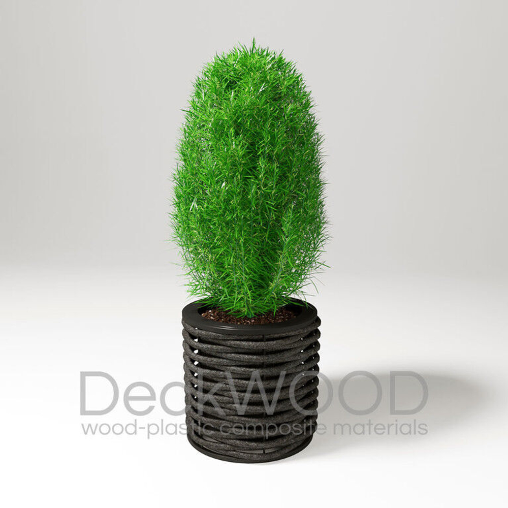 Вазон низкий 400х380 DeckWOOD