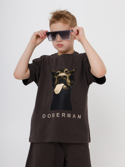 Футболка DOBERMAN, шоколад