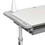 Комплект растущей детской мебели Fundesk Littonia парта + стул + выдвижной ящик + подставка + лампа