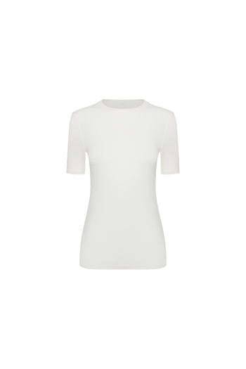 Футболка из вискозы GENTLE Молочный