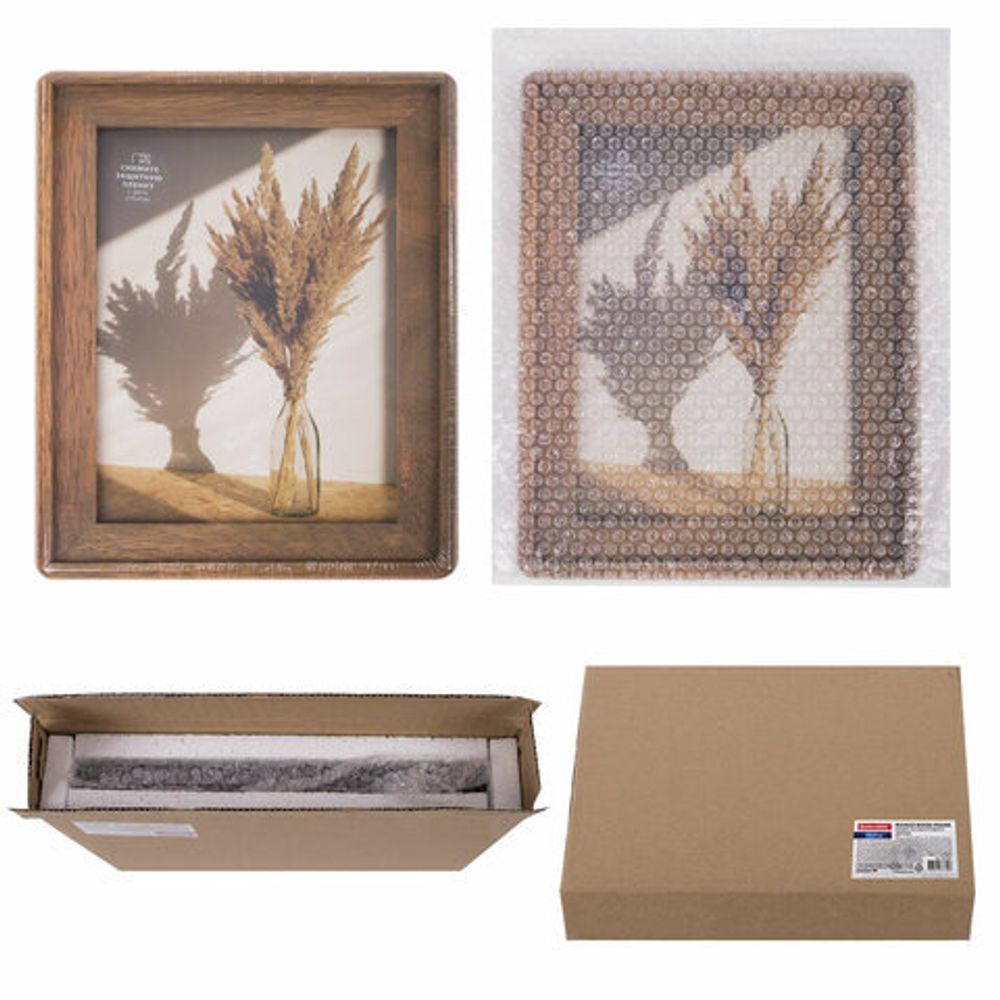 Рамка из мангового дерева BRAUBERG LOFT EGO, фото 15х21 см, акриловый экран, 20х26 см, 391281