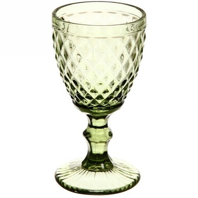 Бокал для вина «Cristal» Ромб зеленый